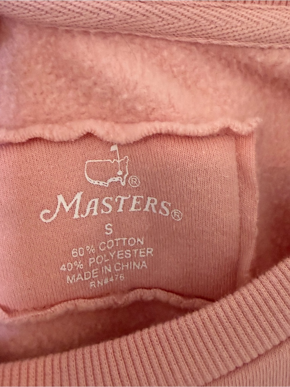 Genuine Masters Golf Sweatshirts Pink and Yellow available - Picture 5 of 7